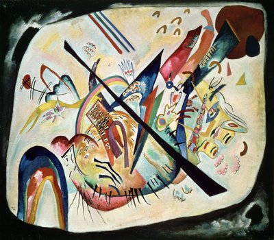 Ovale bianco, 1919 da Wassily Kandinsky